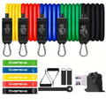 16pcs Resistance Bands Set with Handles - 5 Tube Fitness Bands-0